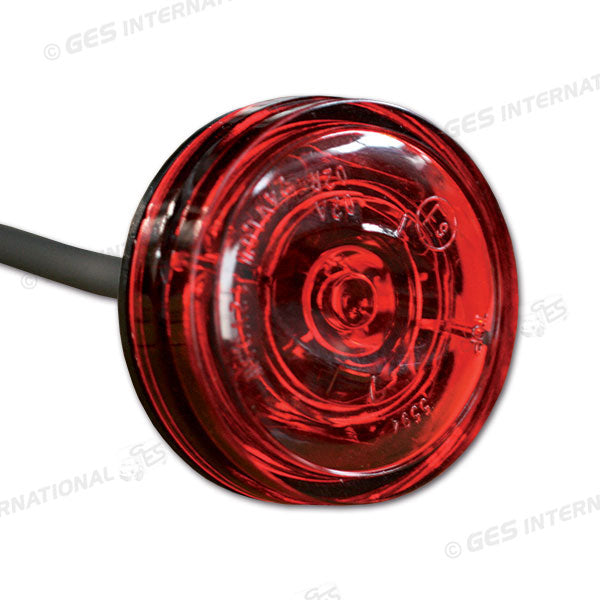 Fanale ingombro tondo rosso • LED