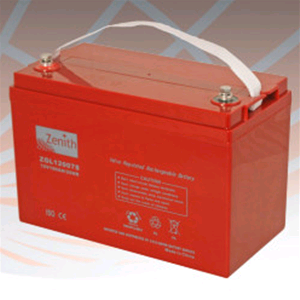 Batteria Zenith ZGL120073 sigillata AGM serie ZGL 12V 90 Ah/20h. M6