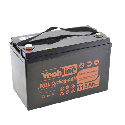 Batteria Vechline Full Cycling AGM 115 AH