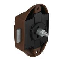 SERRATURA PUSH-LOCK ARMADIO MARRONE