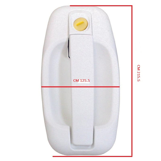 MANIGLIA PORTA ESTERNA BIANCA