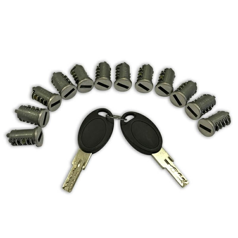 KIT COMPOSTO DA 12 CILINDRI E 2 CHIAVI