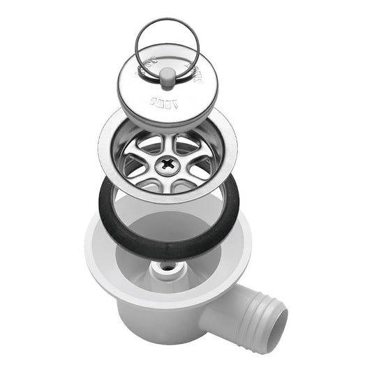 PILETTA SIFONATA CURVA MOD.540S DIAM.20MM.