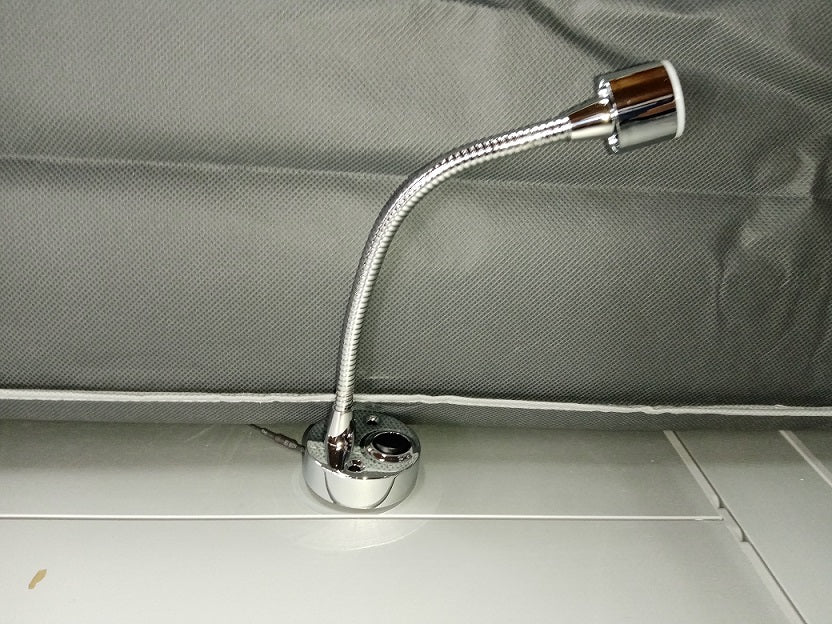 spot a led cromo flessibile