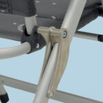 Sedia sdraio modello zodiac alluminio e Textilene