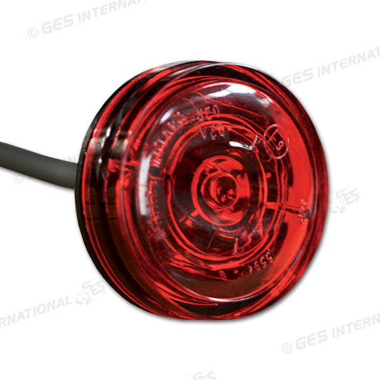 Fanale ingombro tondo rosso • LED