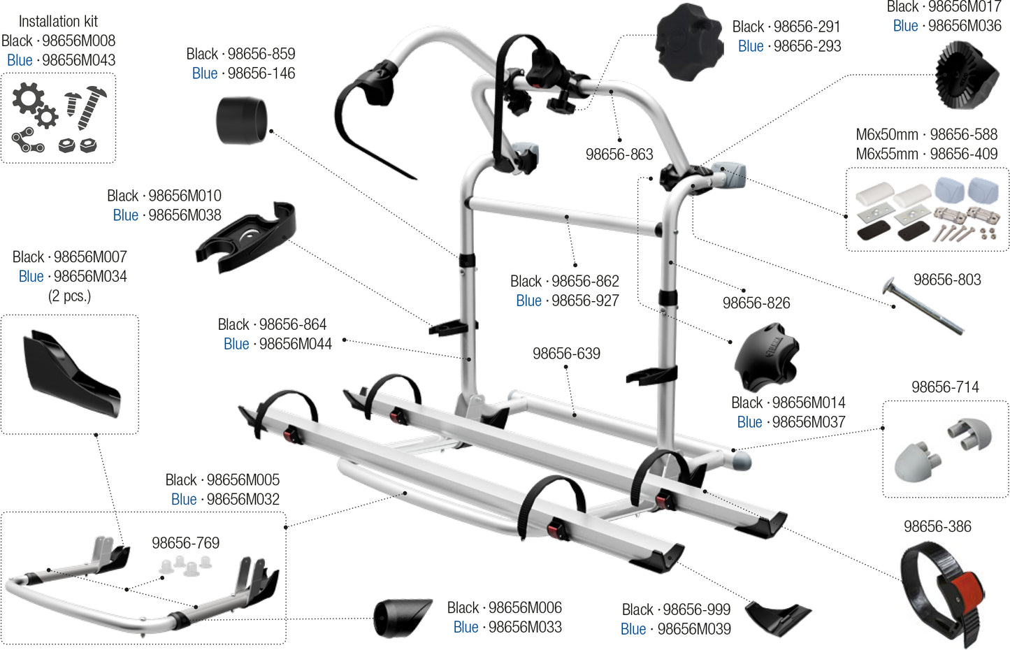 CARRY-BIKE PRO M - BLACK