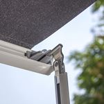 Veranda da Parete Fiamma F45S 350 Polar White Con Telo Royal Grey